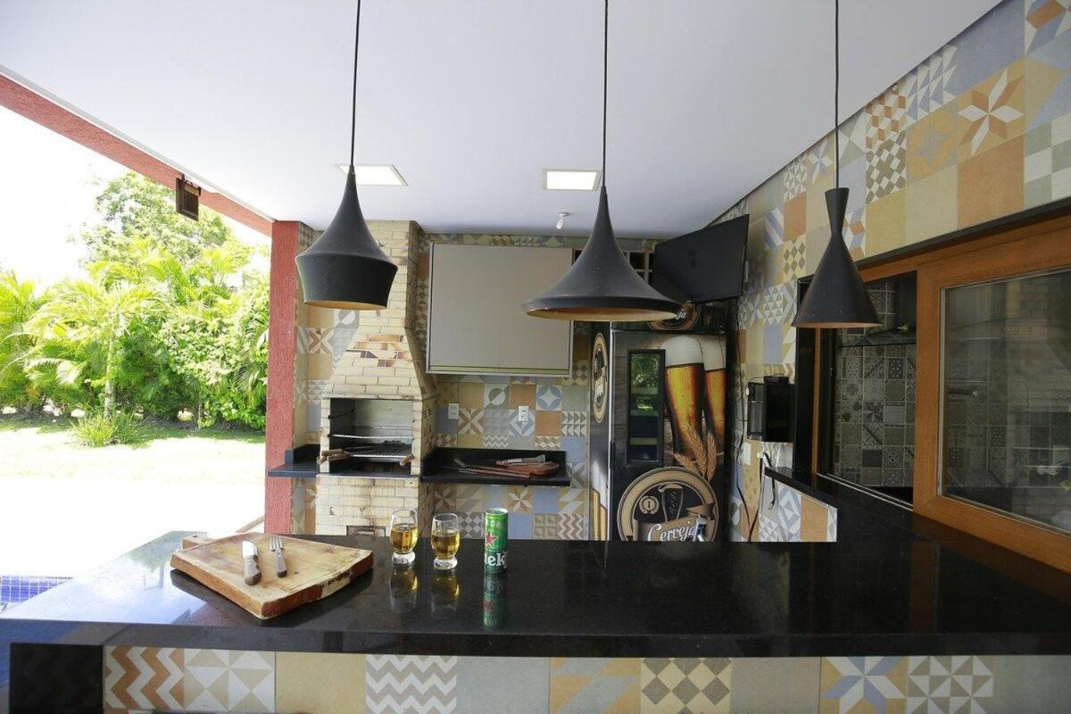 Casa Temporada - 4 Suites - Condominio Luxo - Piscina Extraordinaria - Praia De Itacimirim-Ba Camaçari Dış mekan fotoğraf